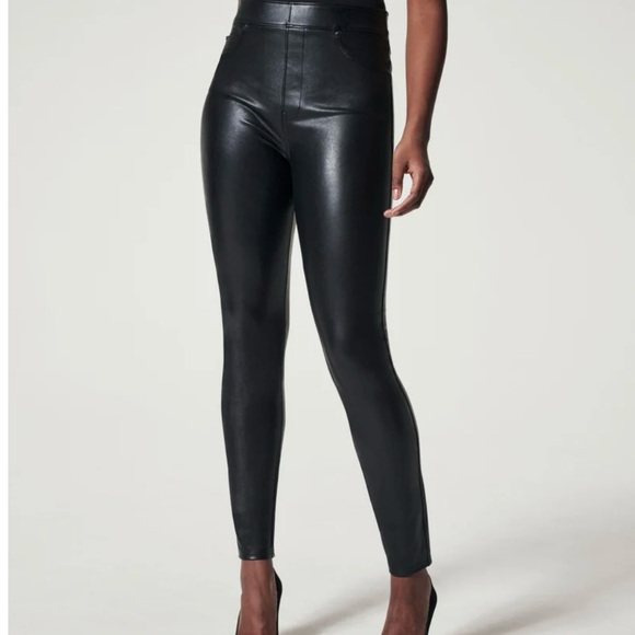 Leather-Like Ankle Skinny Pant - Never Worn but Tag is Off - Picture 2 of 3